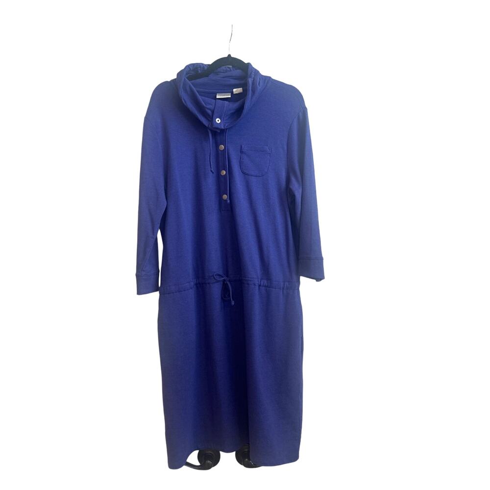 Chico’s Zenergy Samantha Dress in Polynesian Purple, Athleisure Style